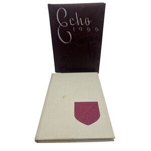 Echo 1966 & 1967 Bearden High School Yearbooks Knoxville TN Signed Pair